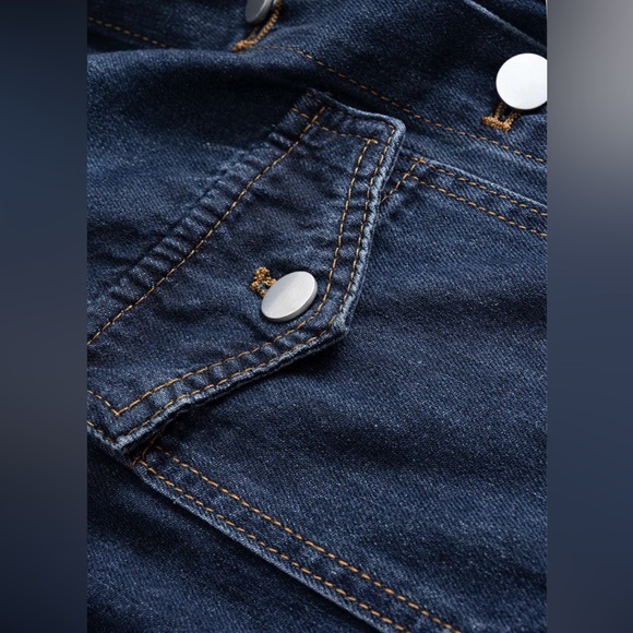 Denim Button-Up Set - Picture 8 of 9